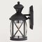 Vaxcel Henderson 1 Light Textured Black Motion Sensor Dusk-Dawn Outdoor Wall Lantern Clear Glass Shade T0713 - alternate 6